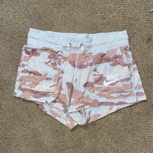 Pink Nike Camo Shorts